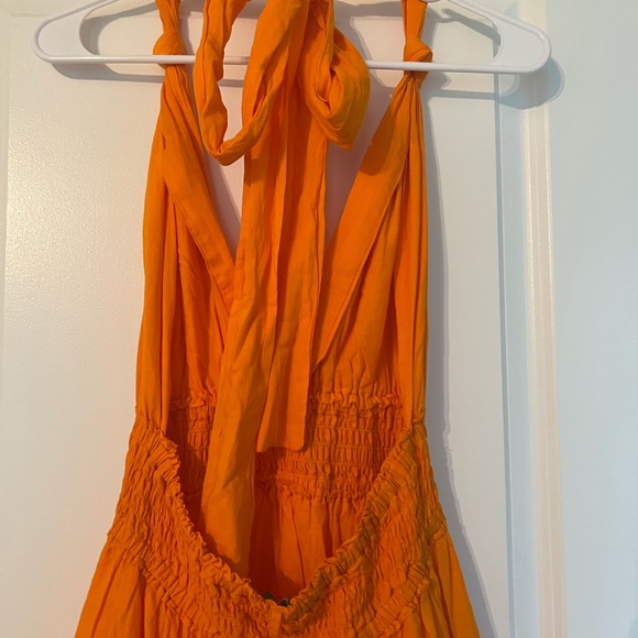 J Crew Tie back Mocked Waist Beach dress NWT - Picture 6 of 7